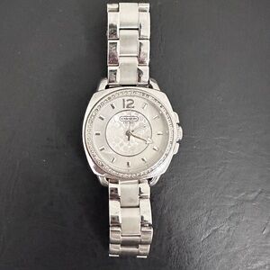 Women’s Coach Boyfriend Watch Silver